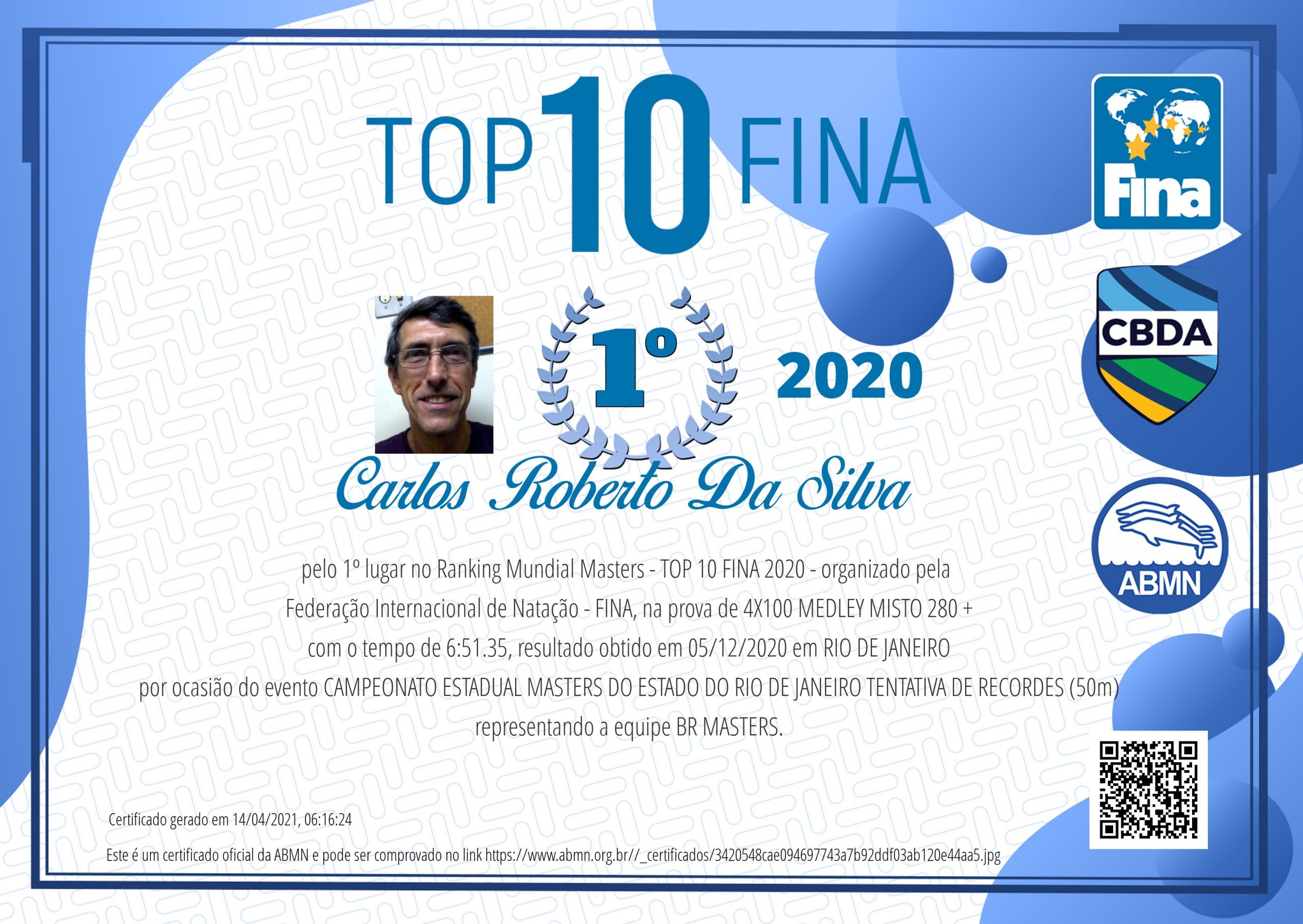 Certificado Digital Top 10 Fina 2020 é Lançado No Site Da Abmn Associação Brasileira De 3491