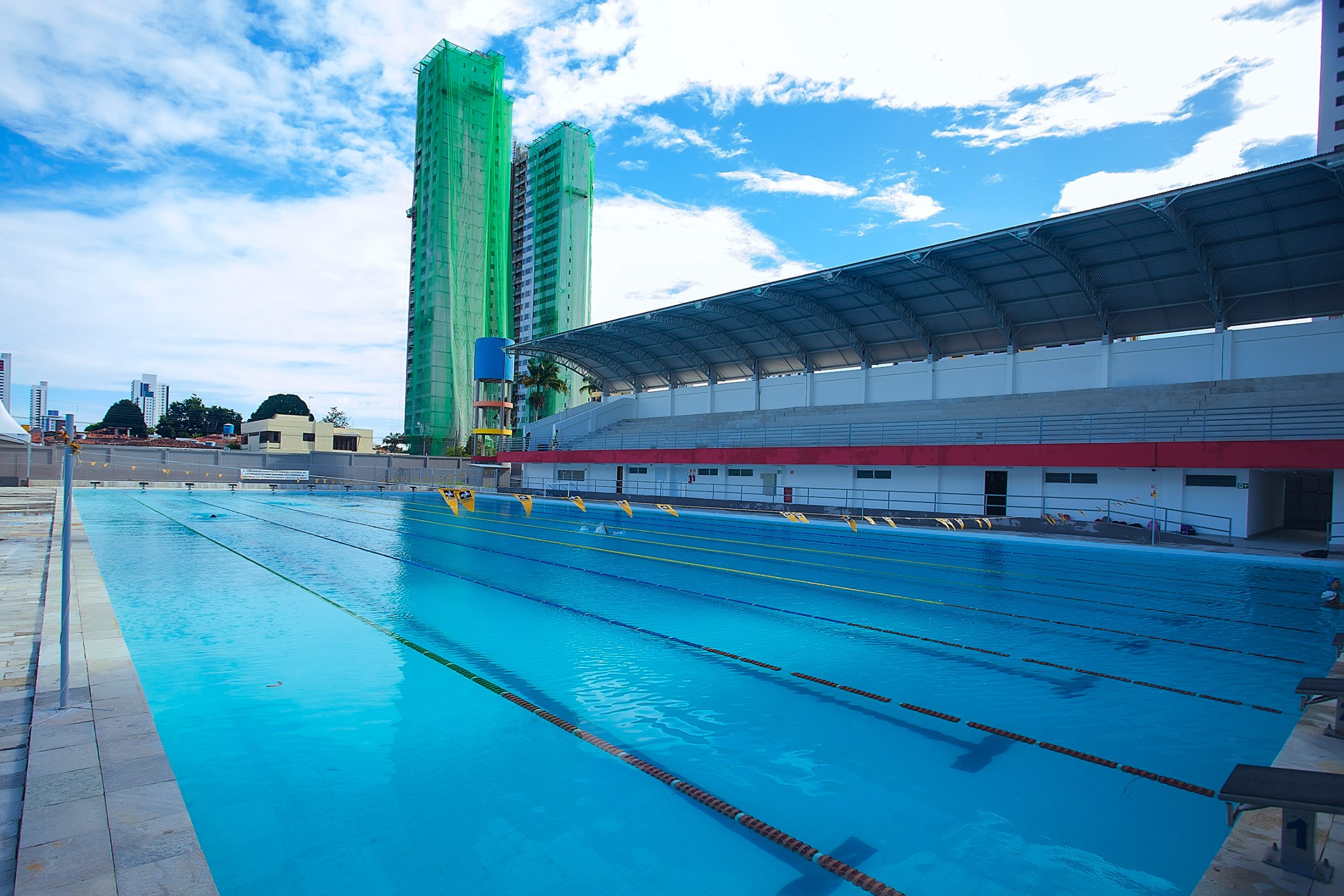 Piscina da Vila Olímpica da Parahyba, em João Pessoa