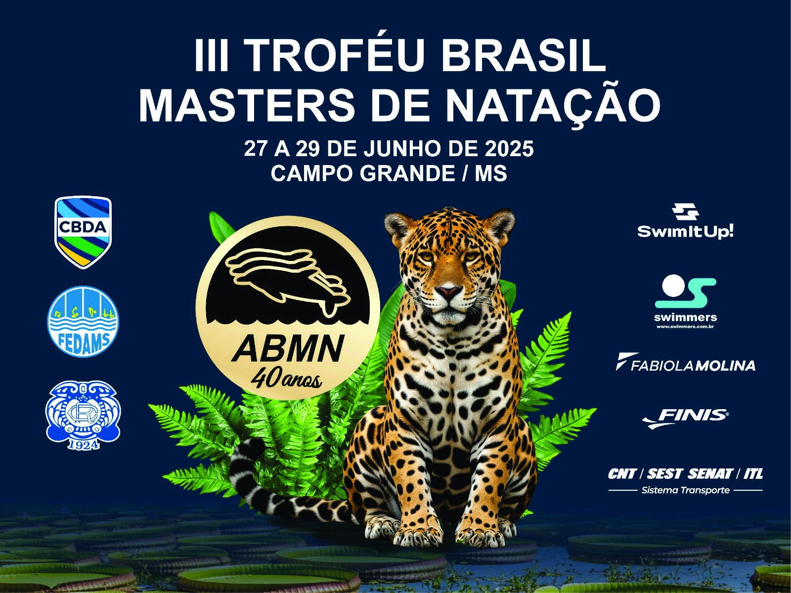 III Troféu Brasil Masters 2025 Campo Grande Banner